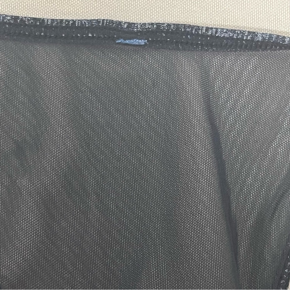 Lululemon If You're Lucky Tank Heathered Black Size Small Mesh Inserts *Pls Read - Picture 12 of 12
